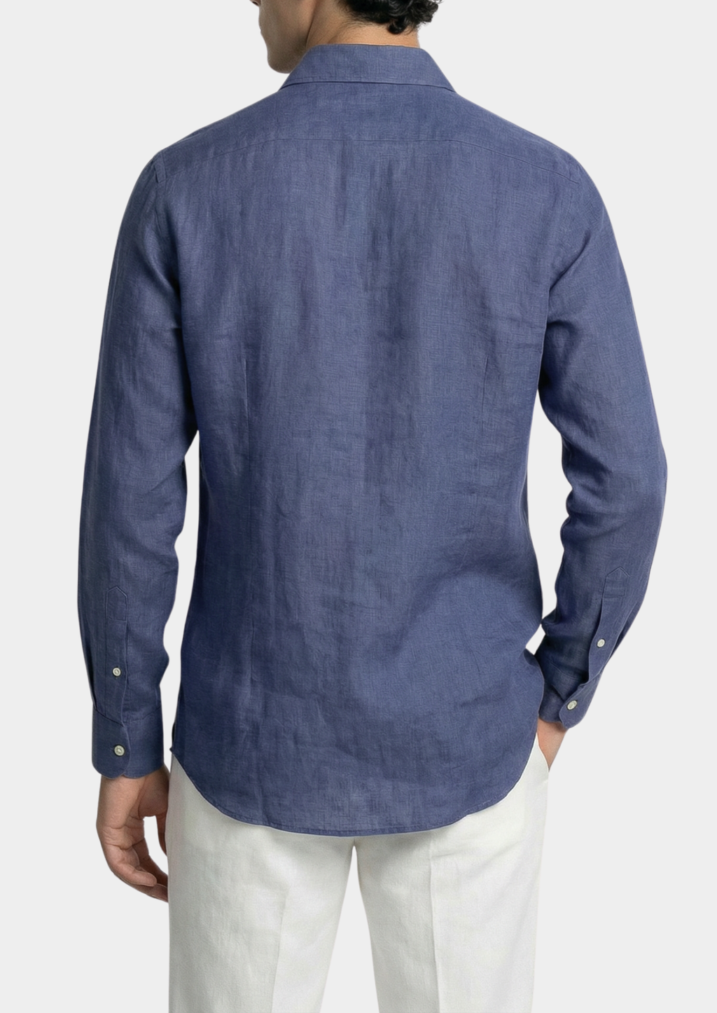 Florian | Chemise en Lin Bleue