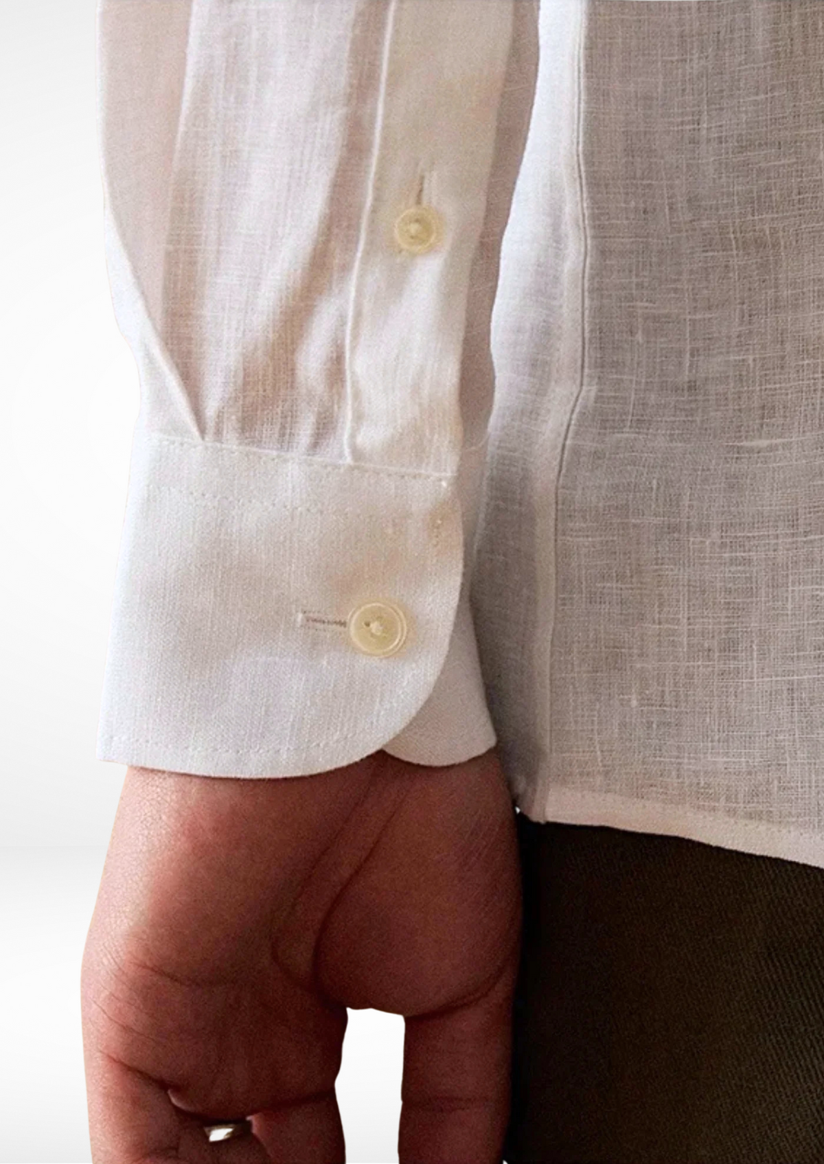 Aymard | Chemise Lin Style Côtier Blanche