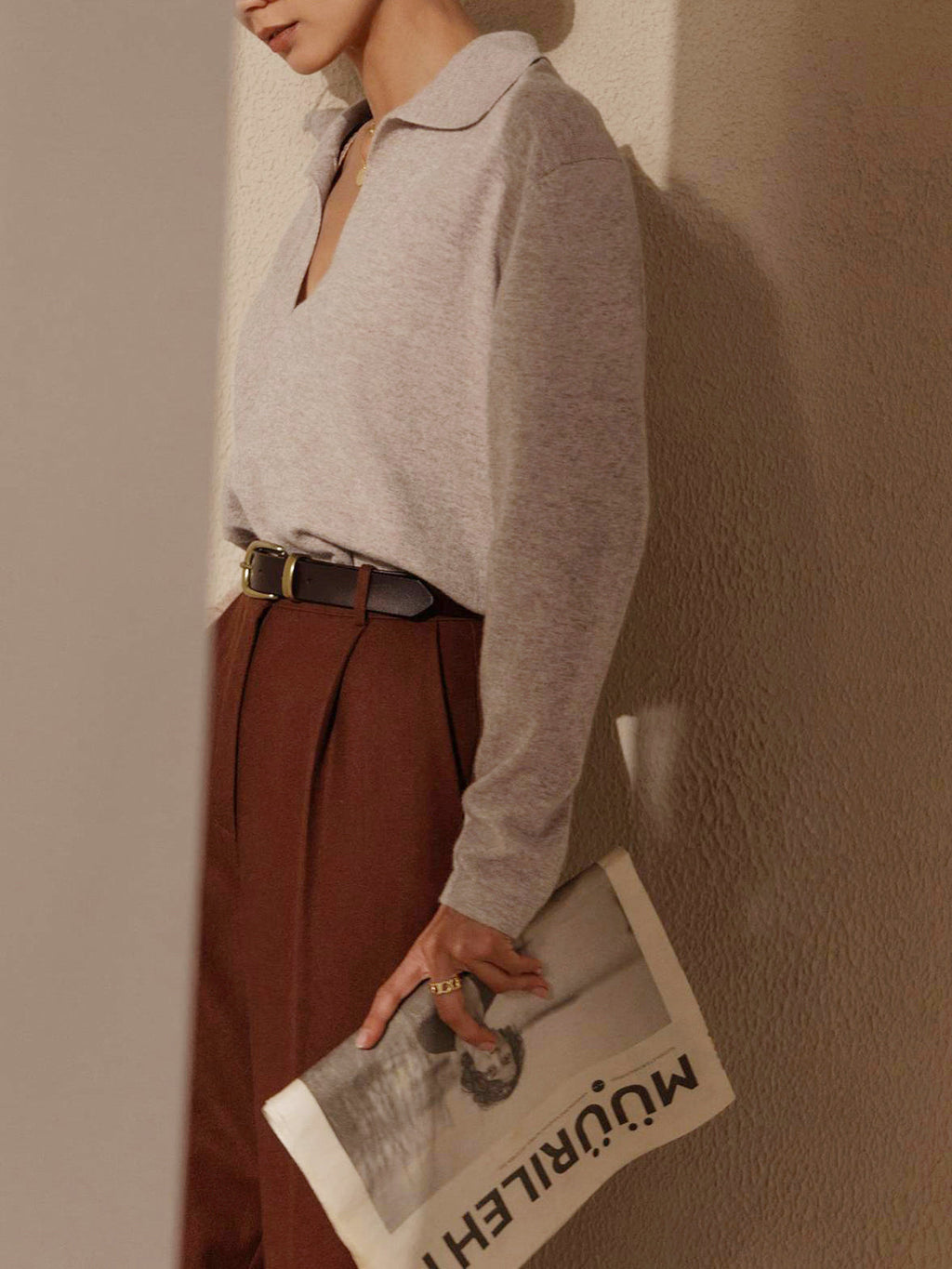 Juliette | Pull en Maille Col V Femme