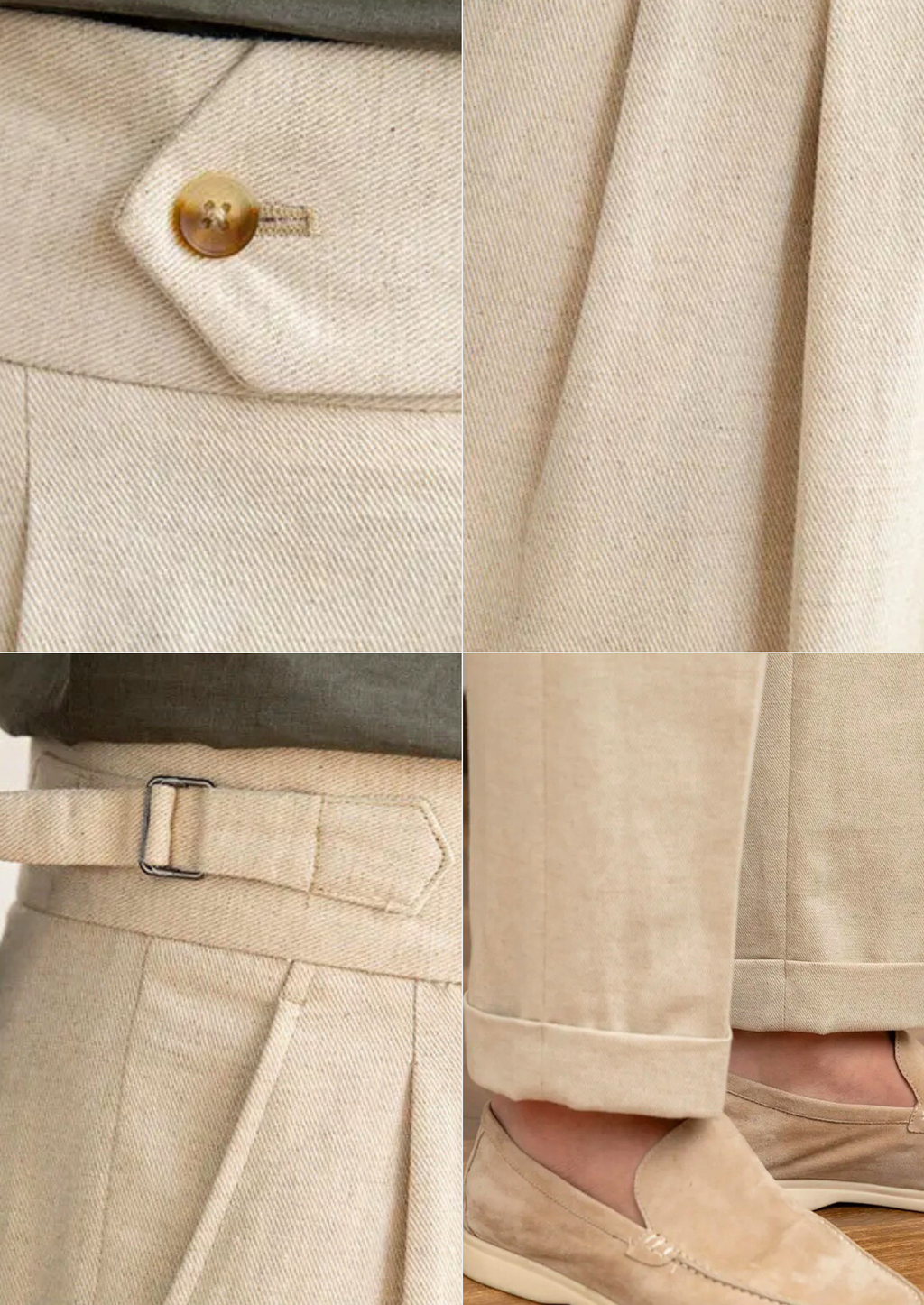 Damase | Pantalon Plissé Côtier