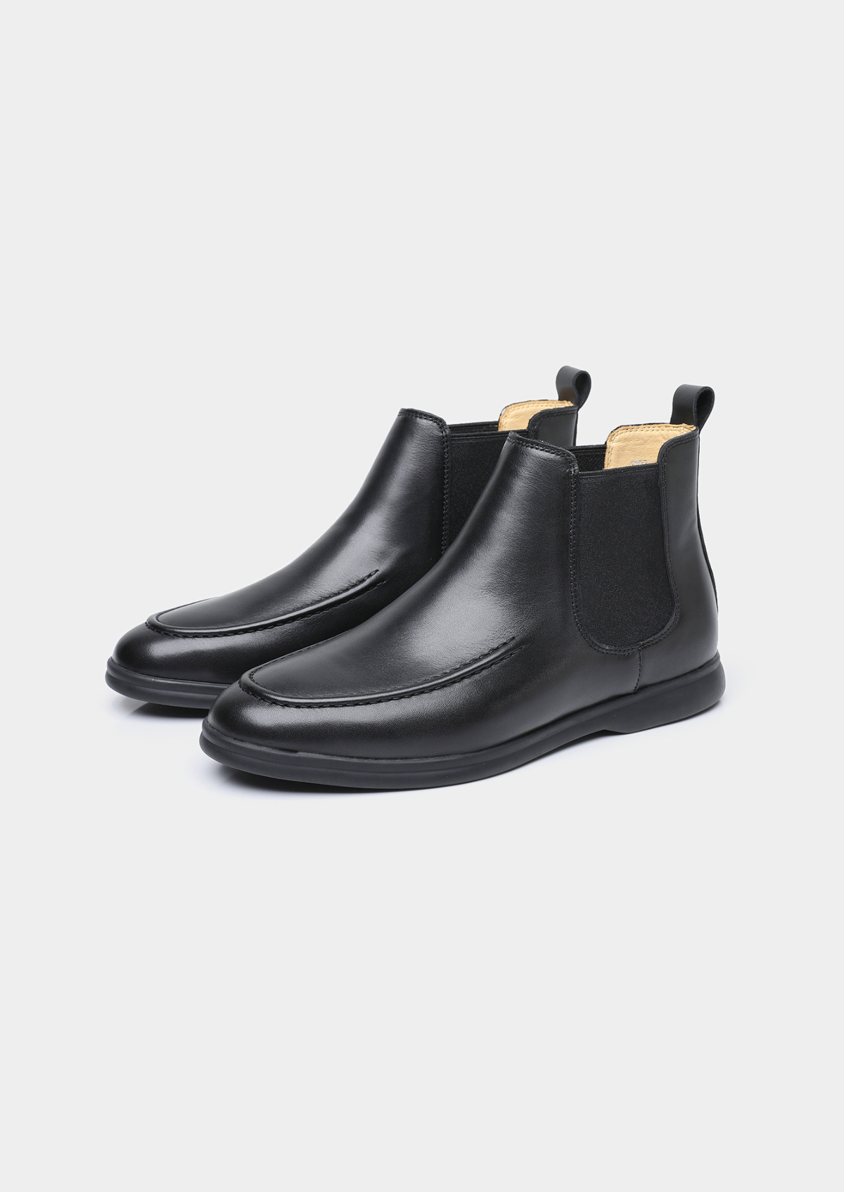 Henri | Boots Chelsea en Cuir Noir