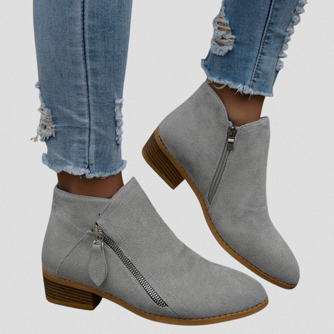 Katell | Bottines Zippées Femme
