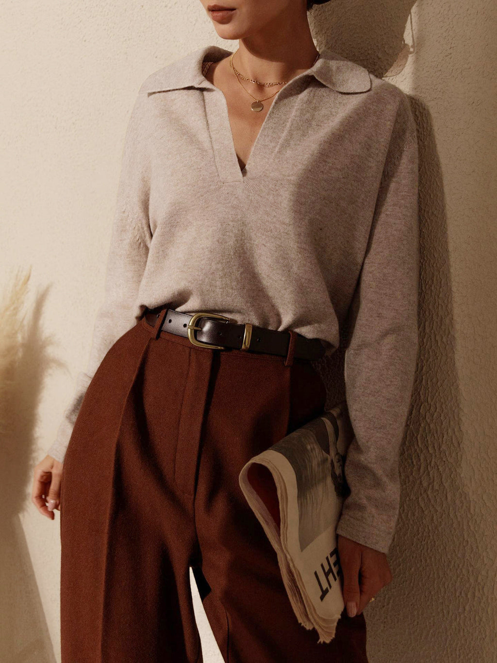 Juliette | Pull en Maille Col V Femme