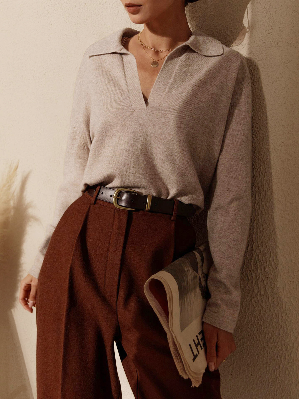Juliette | Pull en Maille Col V Femme