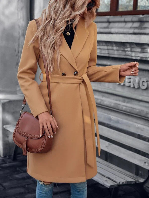 Eléa | Manteau Ligne A Double Boutonnage