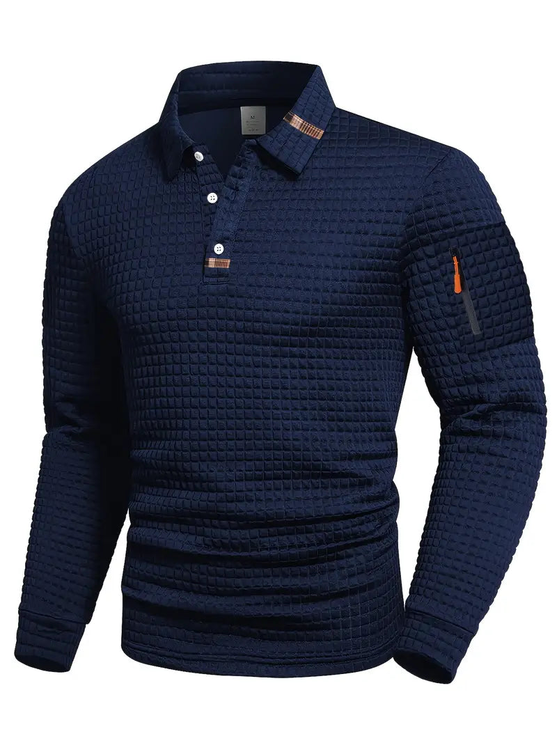 Zéphir | Polo Texturé Manches Longues