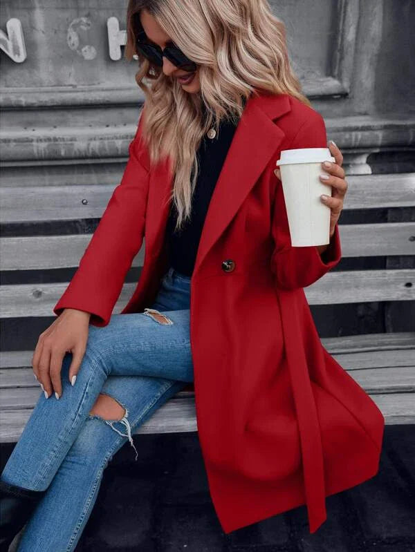 Eléa | Manteau Ligne A Double Boutonnage