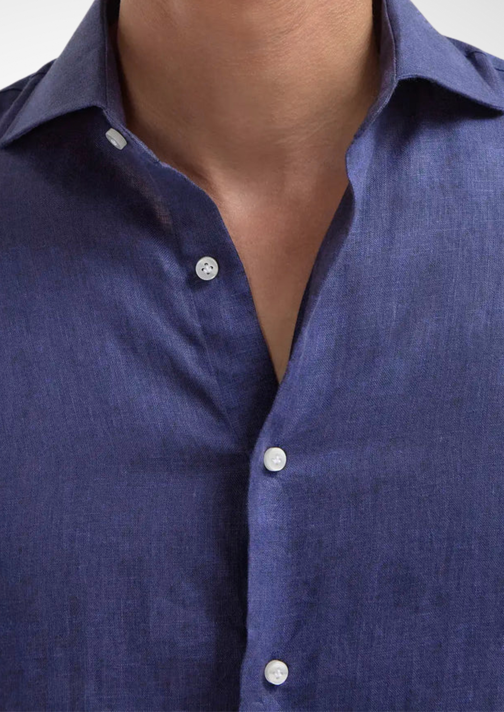 Florian | Chemise en Lin Bleue
