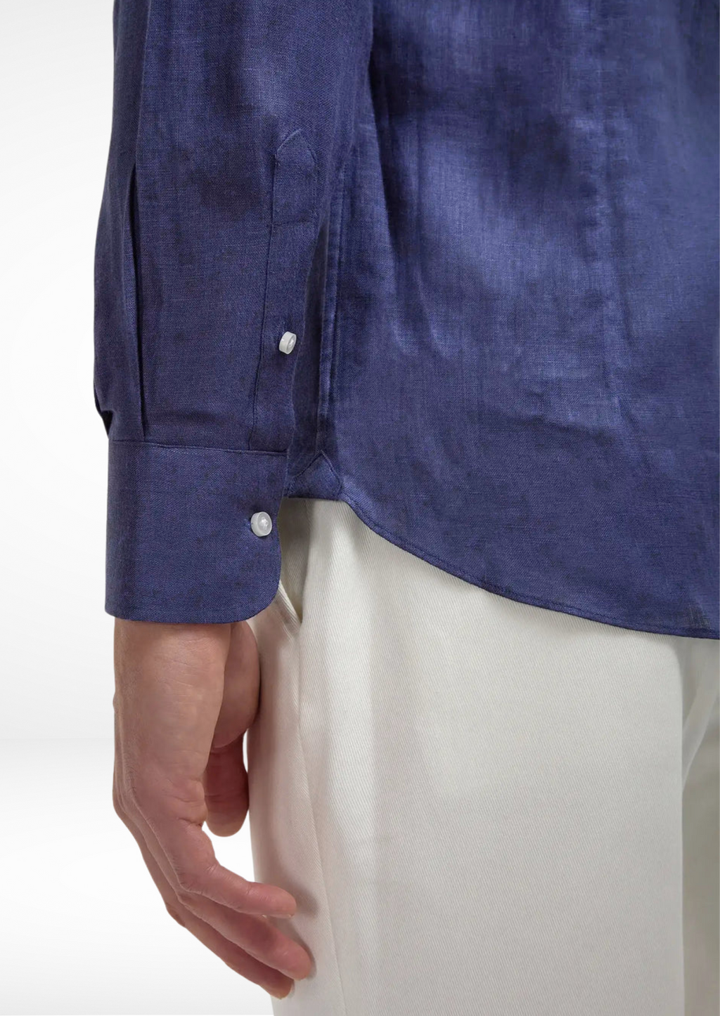 Florian | Chemise en Lin Bleue
