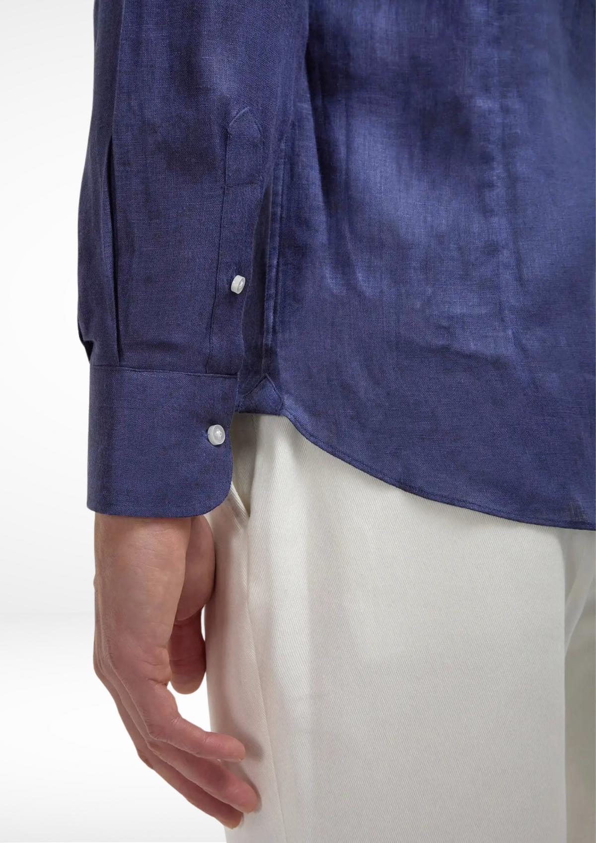 Florian | Chemise en Lin Bleue