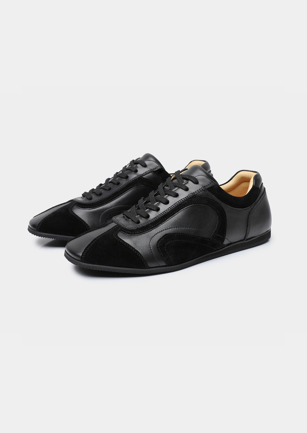 Sylvain | Baskets Rétro Daim et Cuir