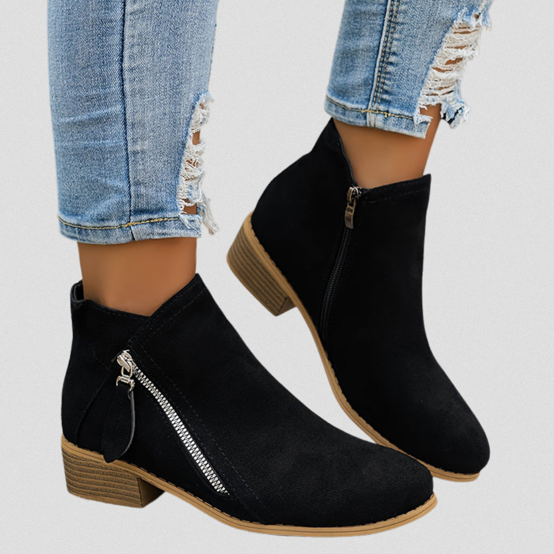 Katell | Bottines Zippées Femme