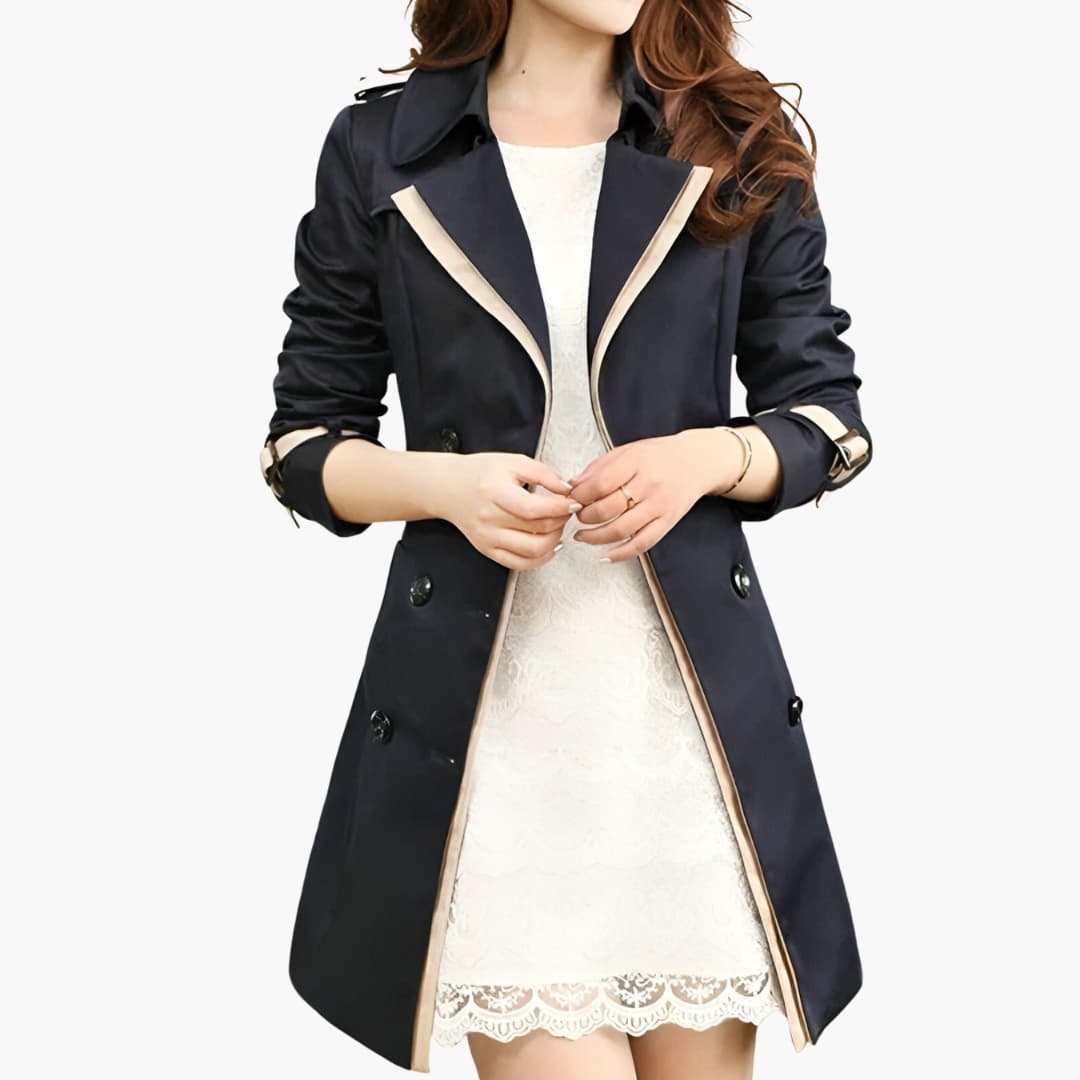 Hélia | Trench Ceinturé Double Boutonnage