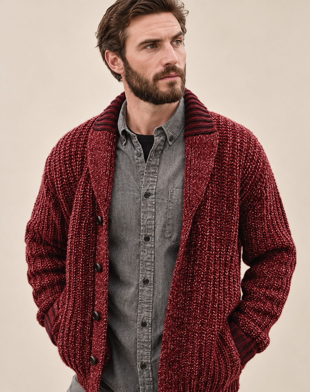 Rufin | Cardigan Maille Col Châle