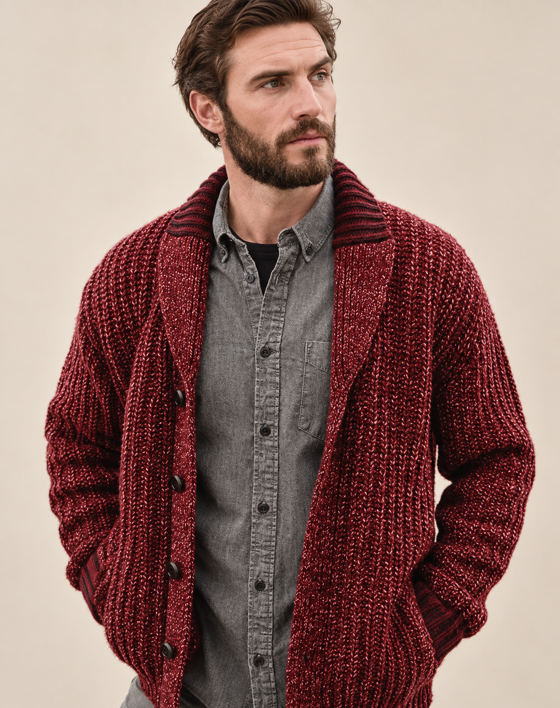 Rufin | Cardigan Maille Col Châle