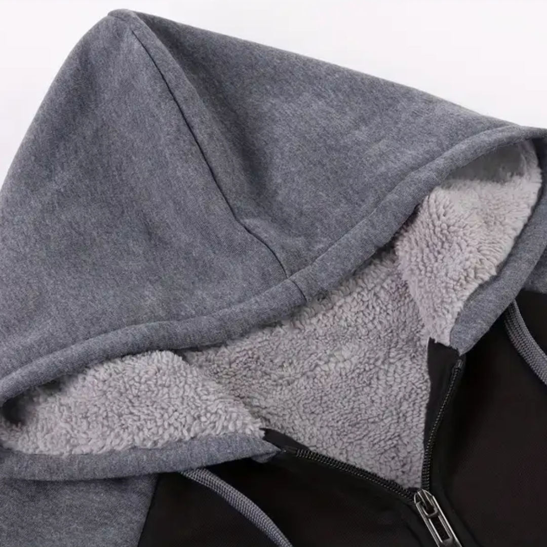 Blaise | Sweat Zippé Capuche Doublée