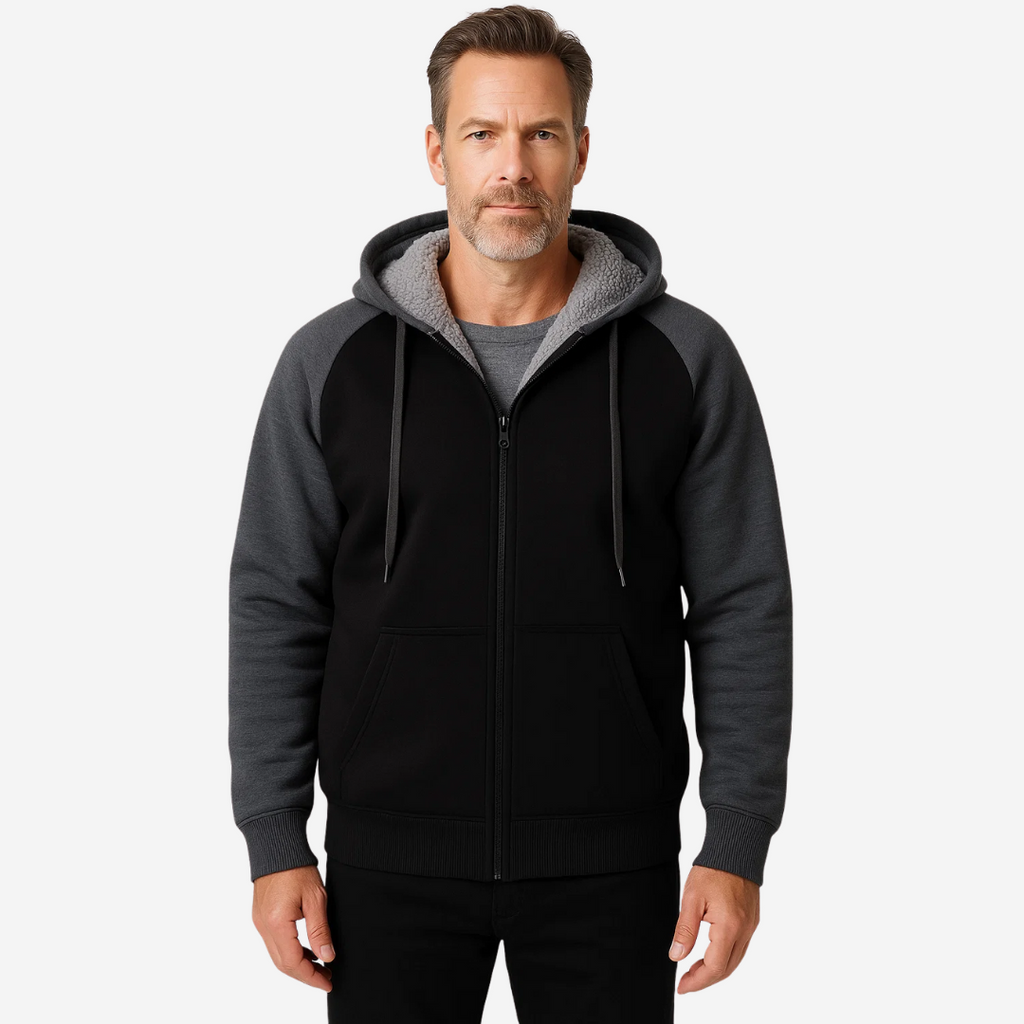 Blaise | Sweat Zippé Capuche Doublée