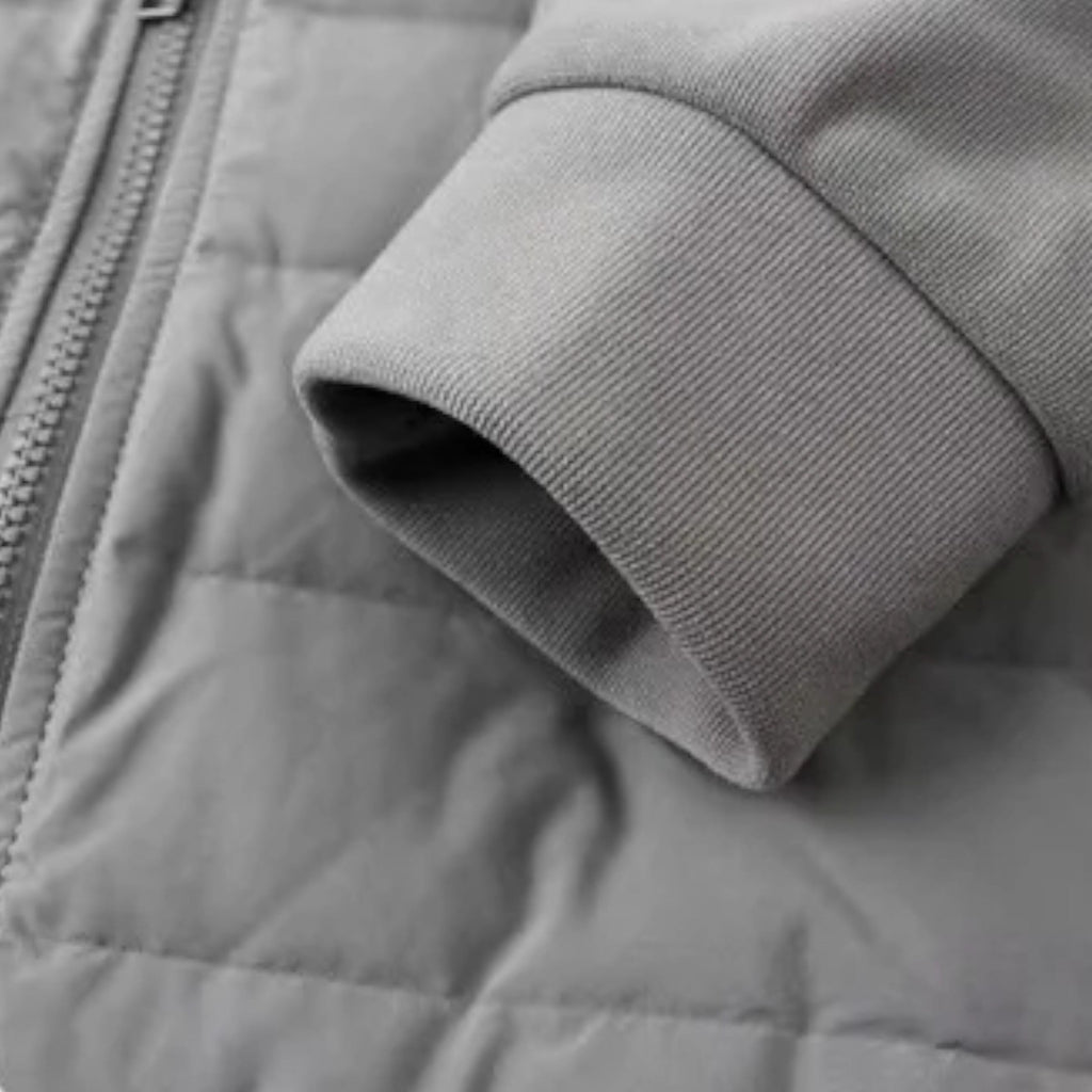 Gatien | Blouson Matelassé Zippé à Capuche