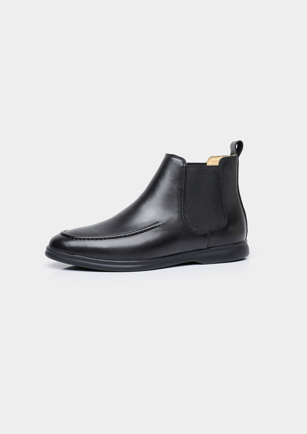 Henri | Boots Chelsea en Cuir Noir