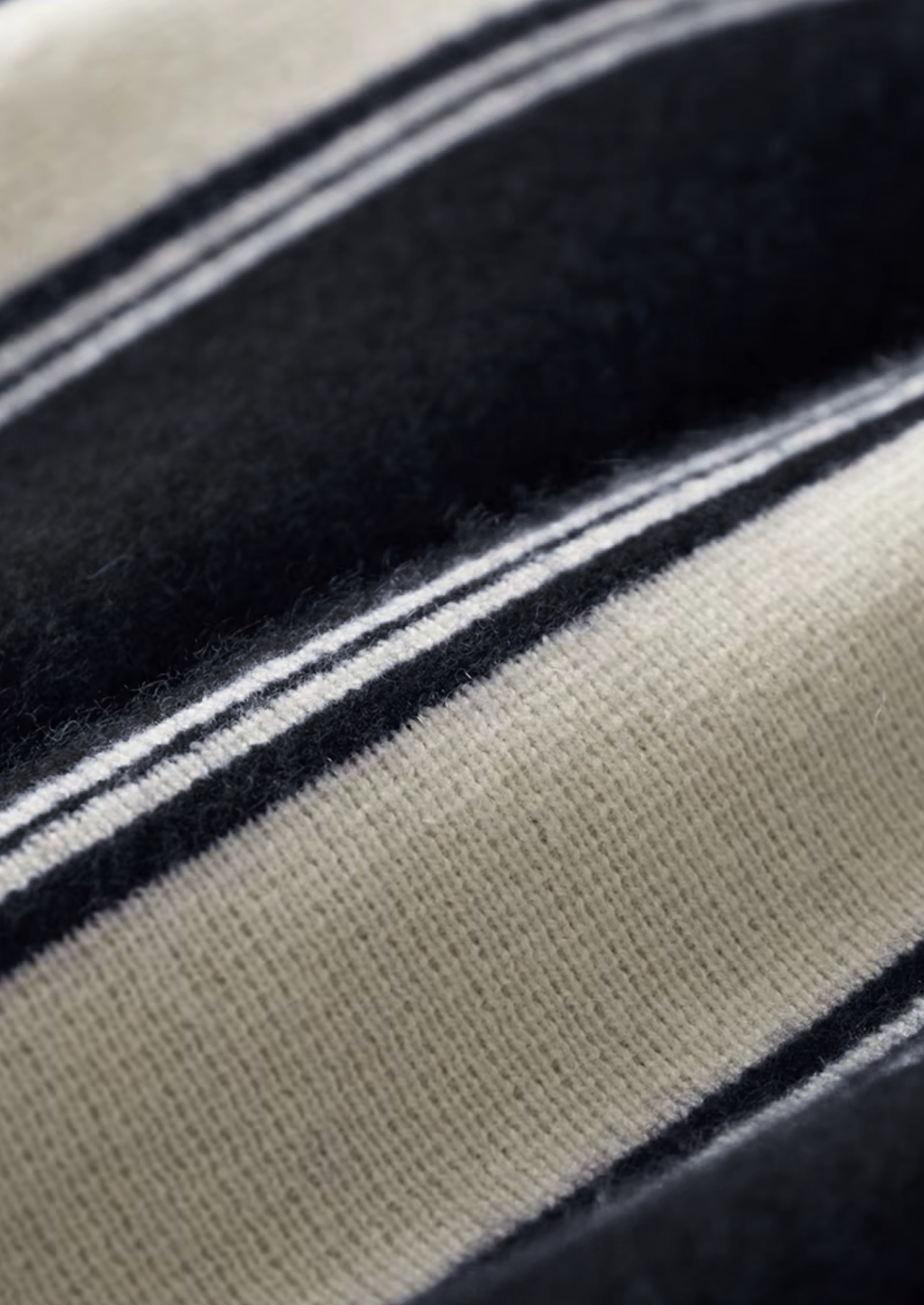 Victor | Ensemble Laine Mérinos Zippé Noir
