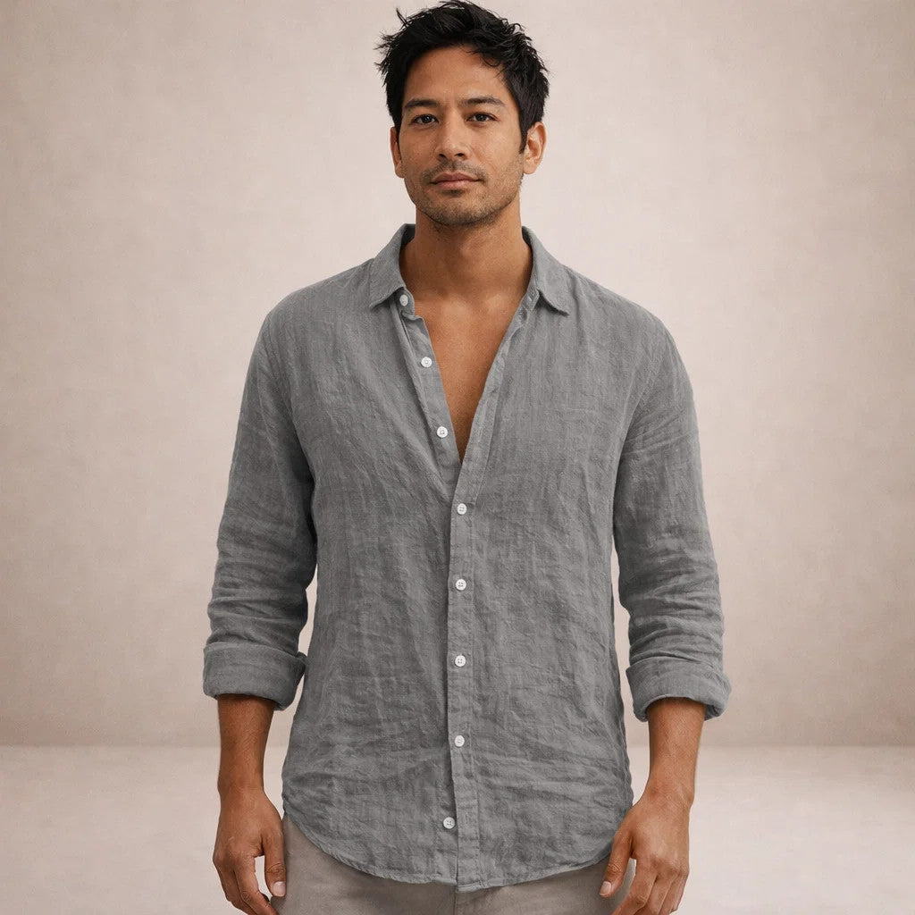 Noé | Chemise Lin Manches Longues