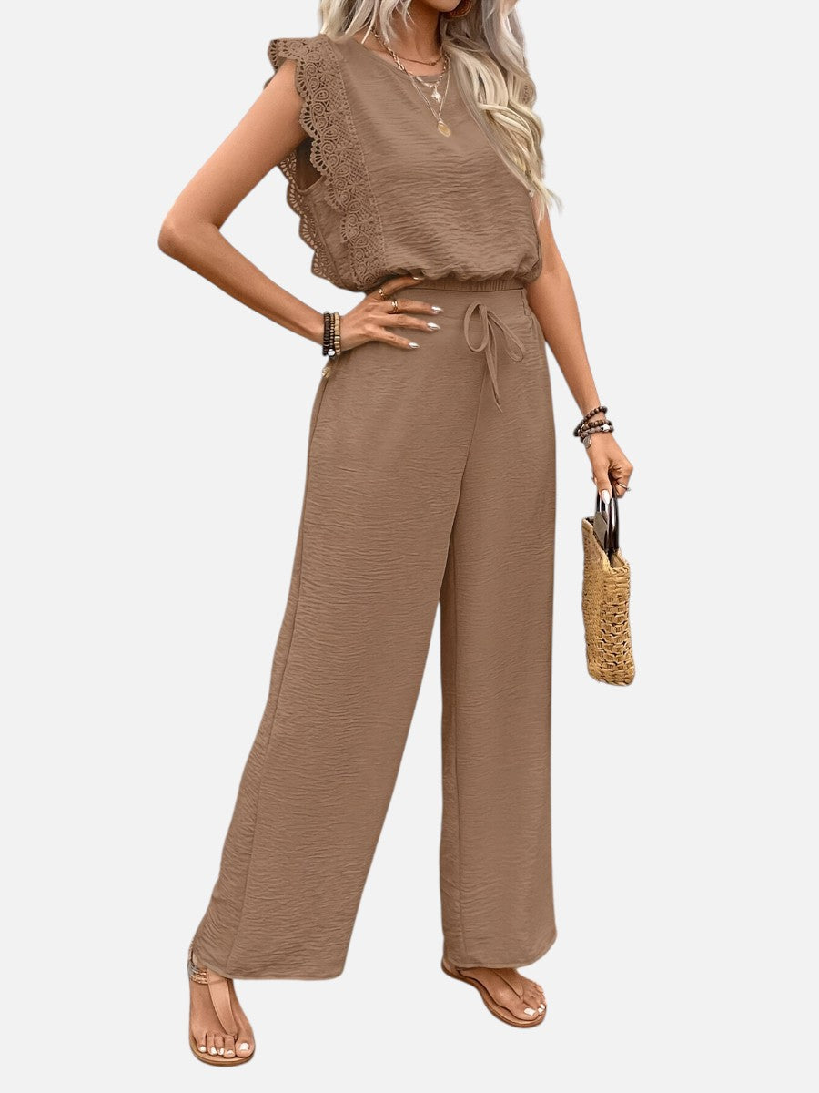Odette | Ensemble Haut et Pantalon Large Femme