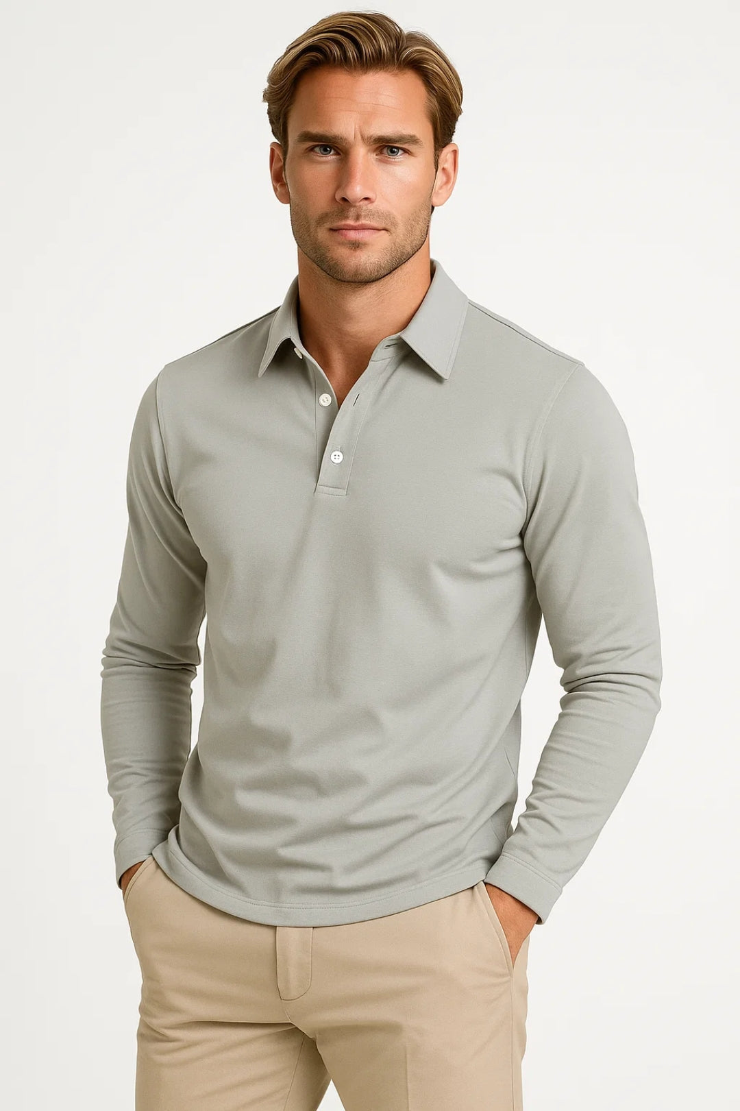 Aubin | Polo Slim Manches Longues
