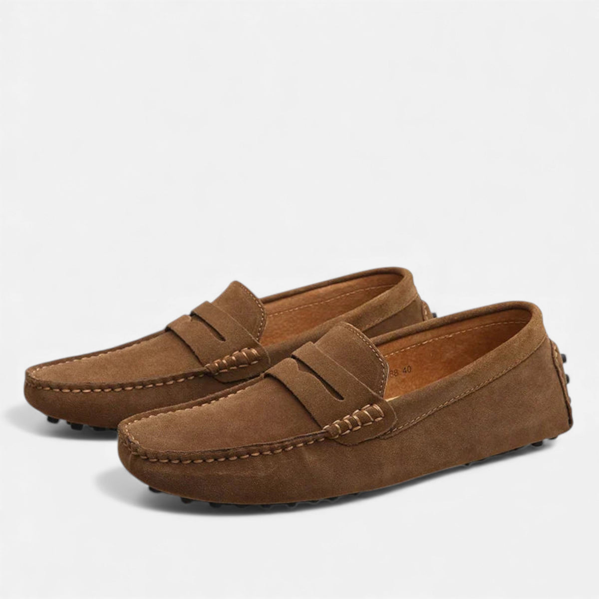 Barnabé | Mocassins Aspect Suédine Sans Lacets