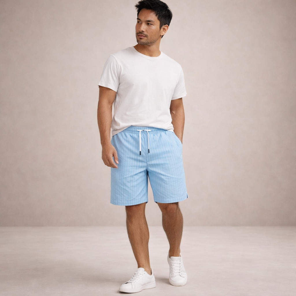 Denis | Short en Lin Respirant