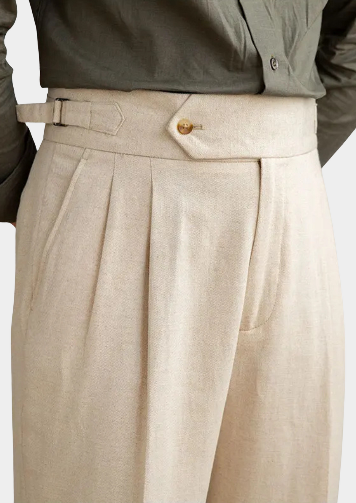 Damase | Pantalon Plissé Côtier