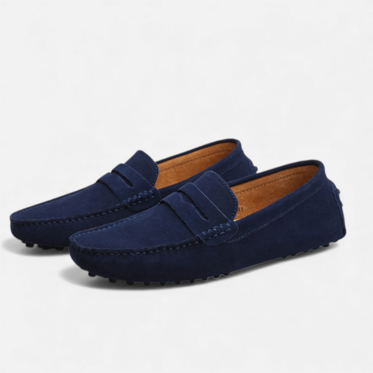 Barnabé | Mocassins Aspect Suédine Sans Lacets
