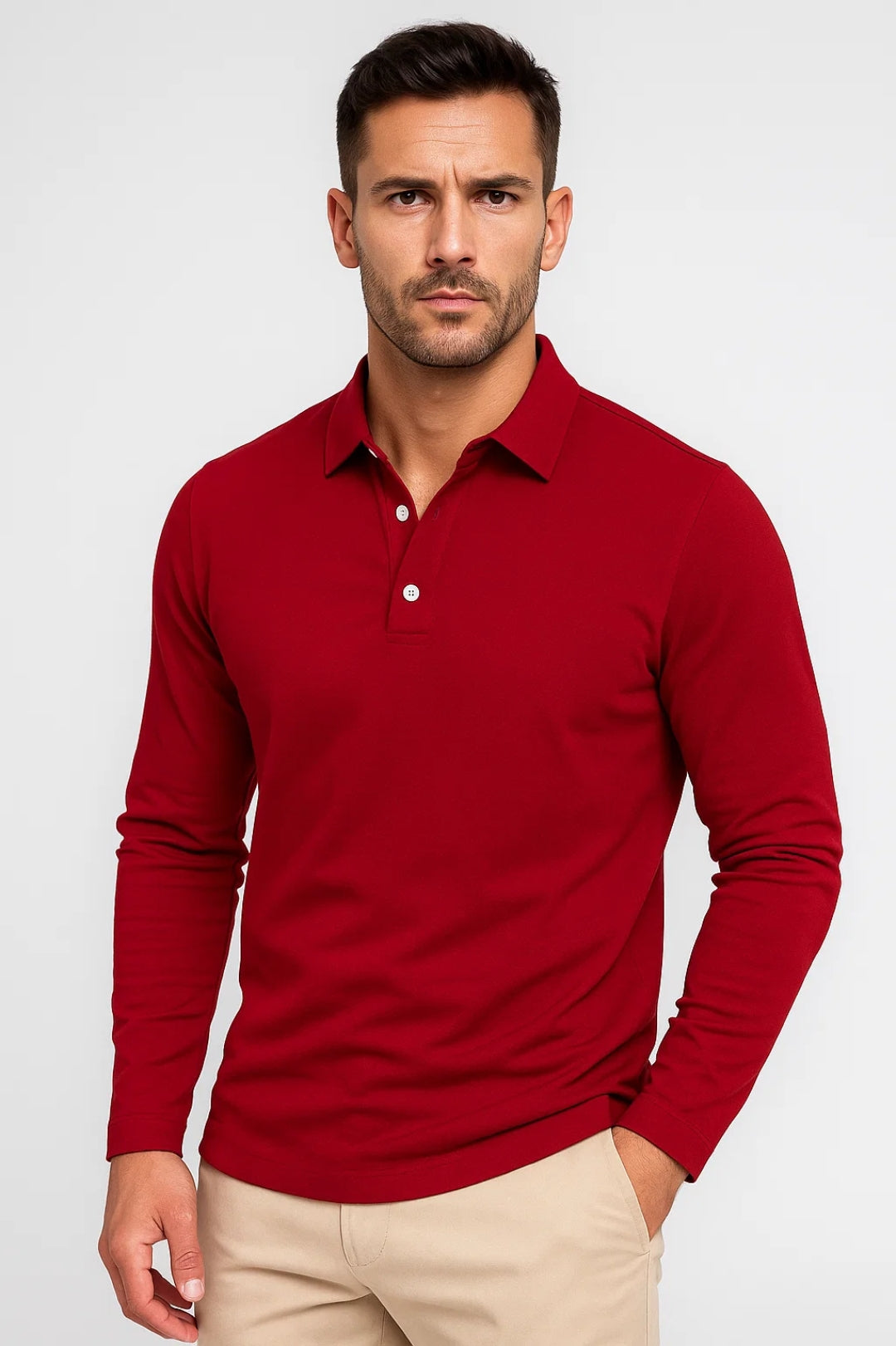 Aubin | Polo Slim Manches Longues