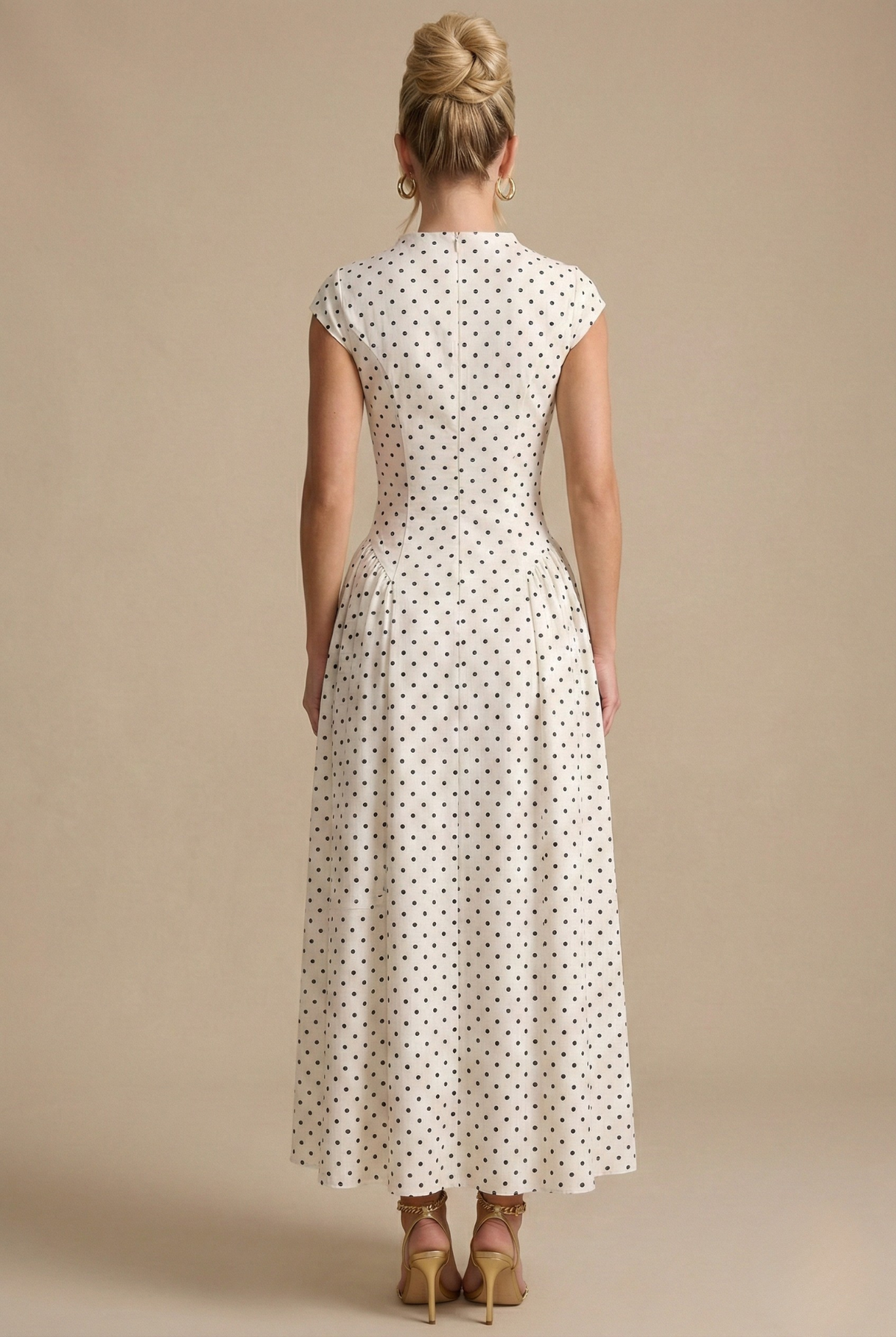 Idalie | Robe Maxi Pois Femme