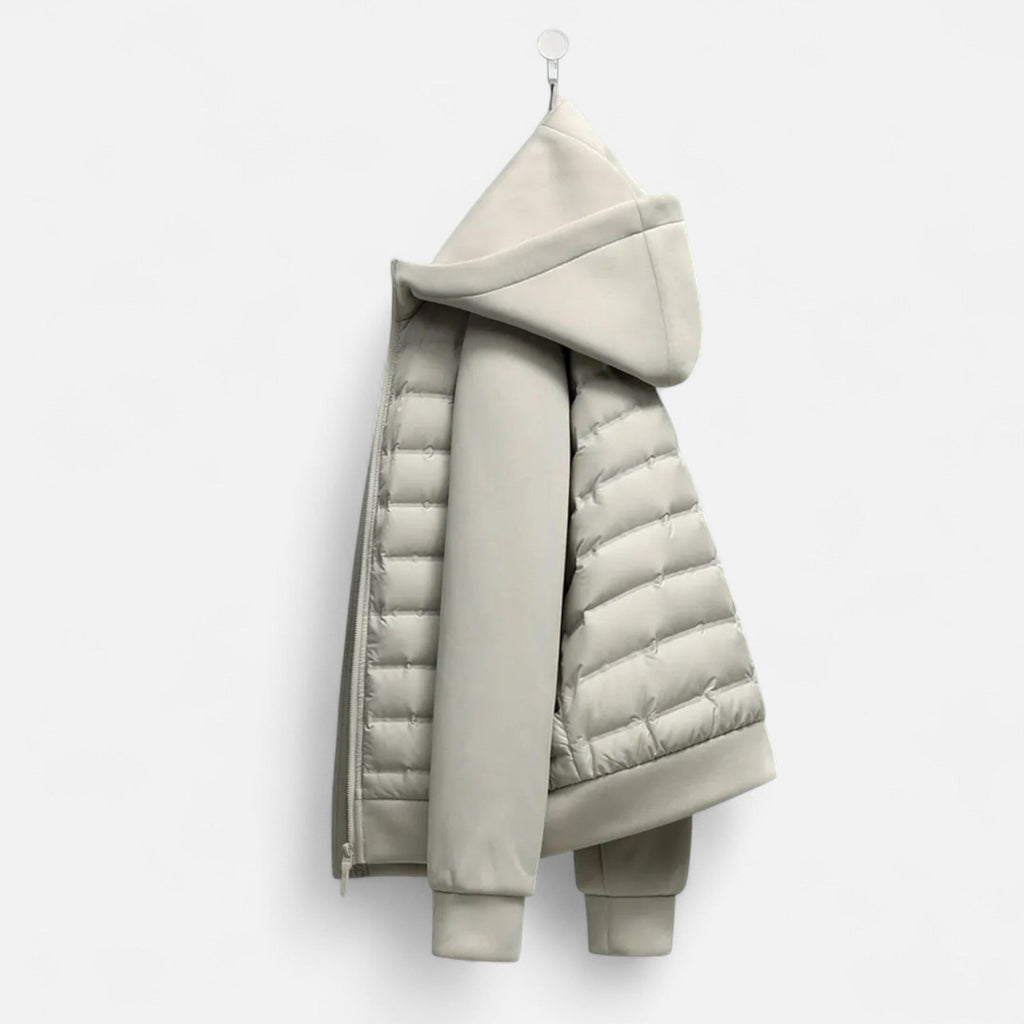 Gatien | Blouson Matelassé Zippé à Capuche
