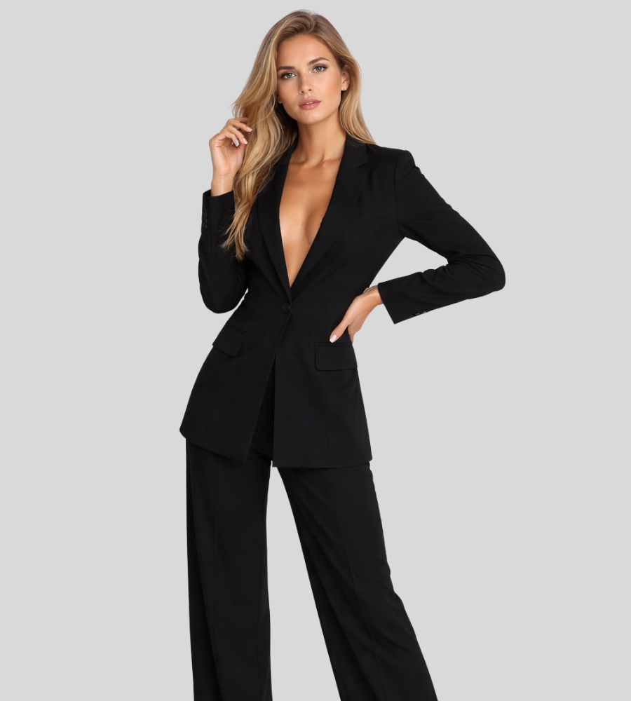 Antoinette | Ensemble Blazer Lin Femme