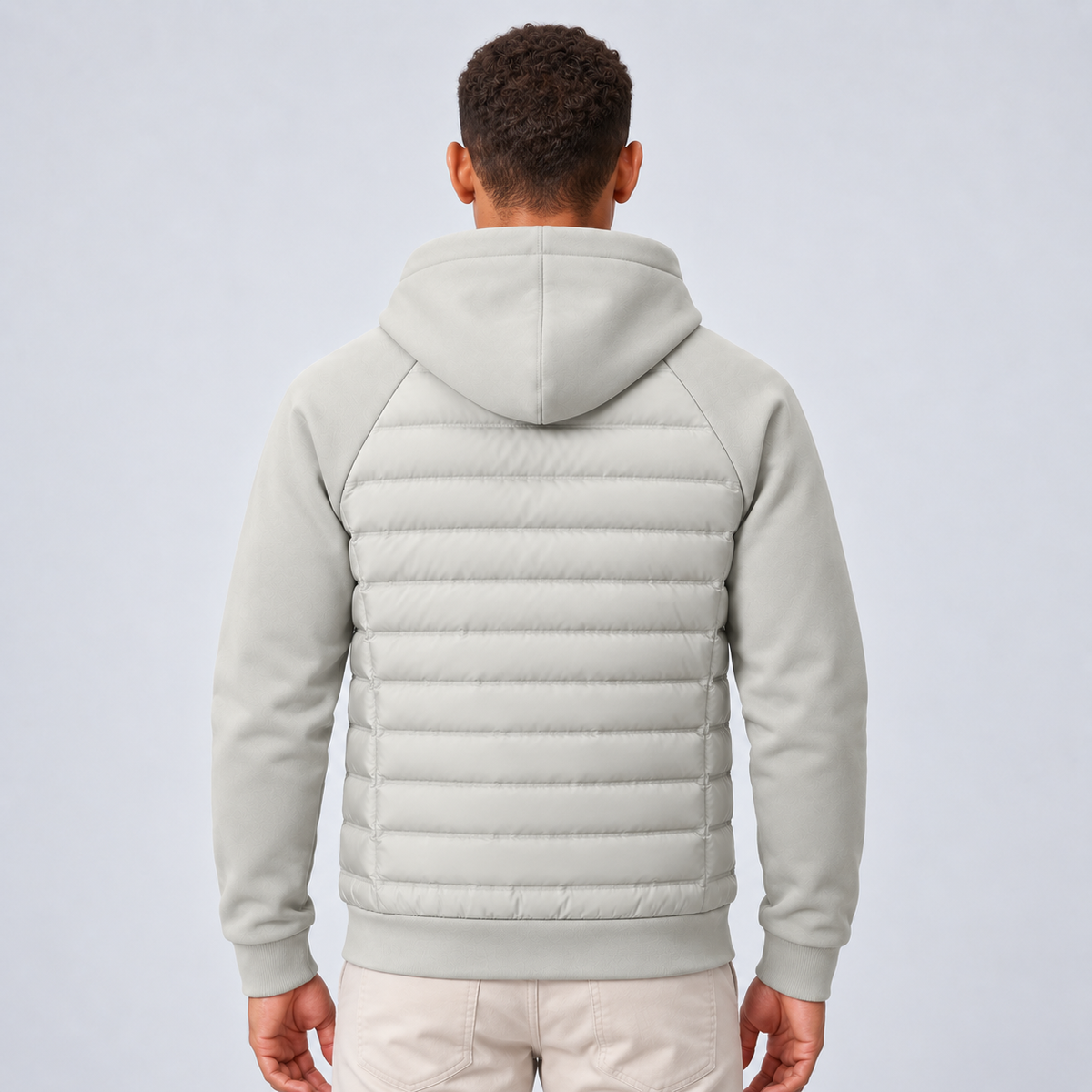 Gatien | Blouson Matelassé Zippé à Capuche