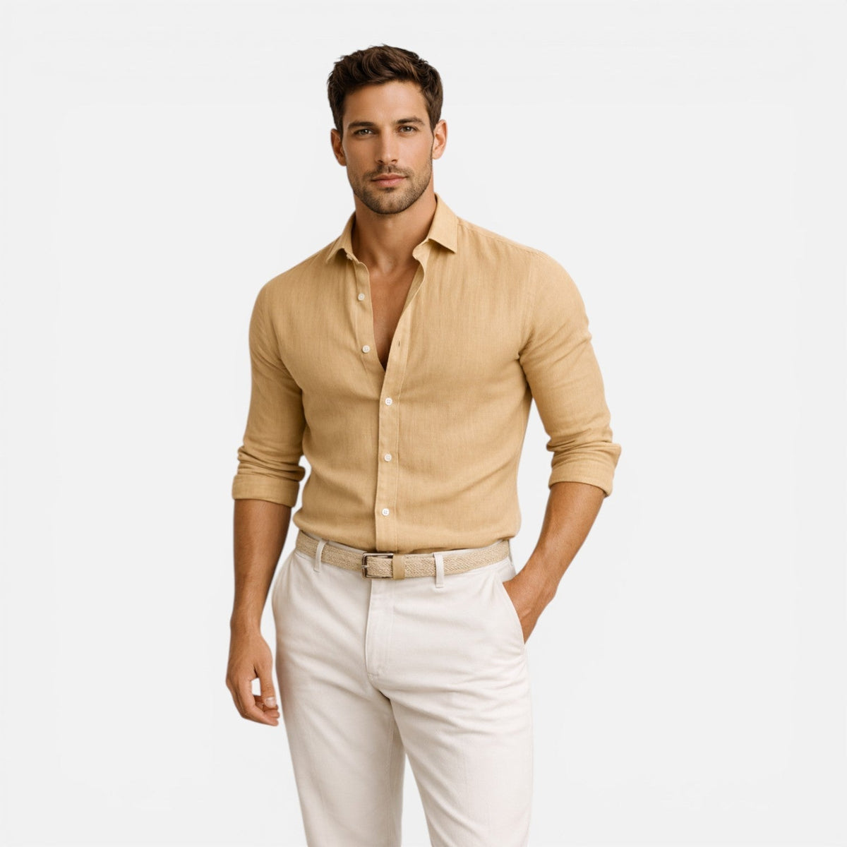 Honoré | Chemise Lin Coton Slim Fit