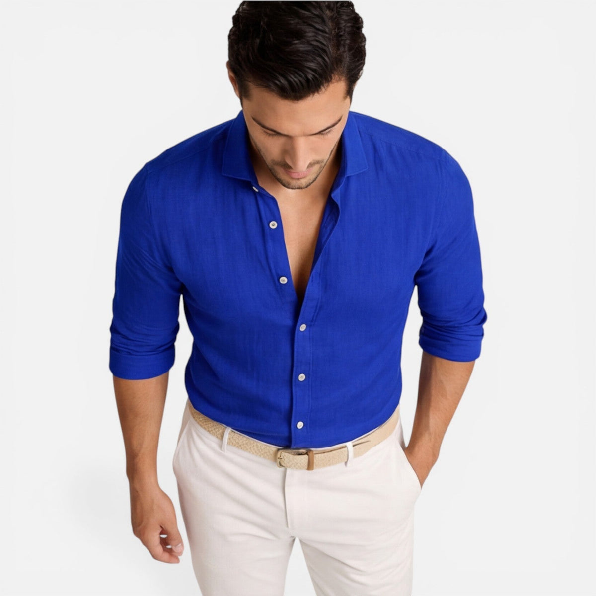 Honoré | Chemise Lin Coton Slim Fit