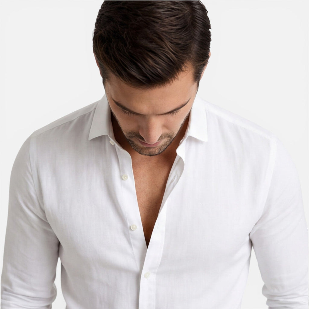 Honoré | Chemise Lin Coton Slim Fit