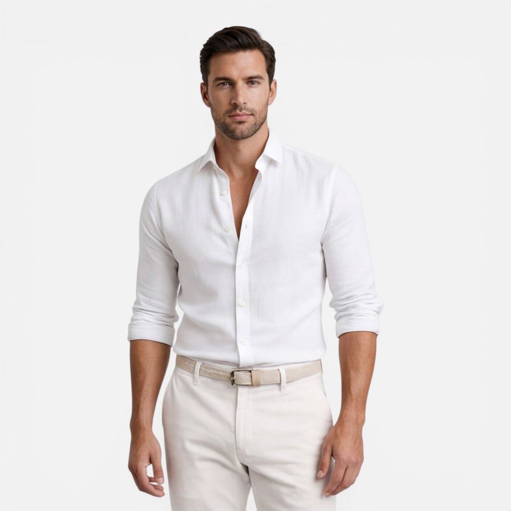 Honoré | Chemise Lin Coton Slim Fit