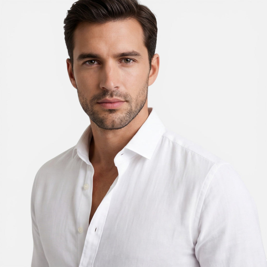 Honoré | Chemise Lin Coton Slim Fit