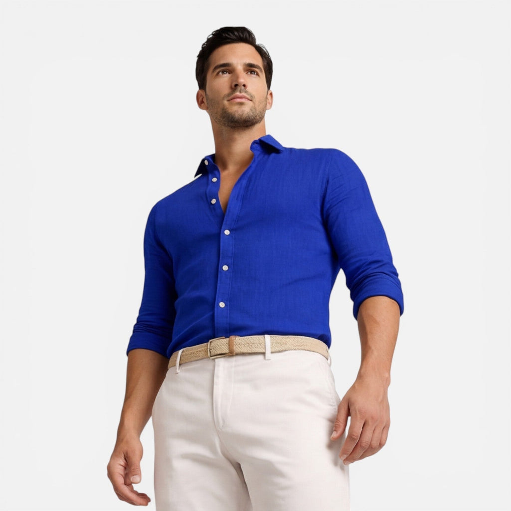 Honoré | Chemise Lin Coton Slim Fit