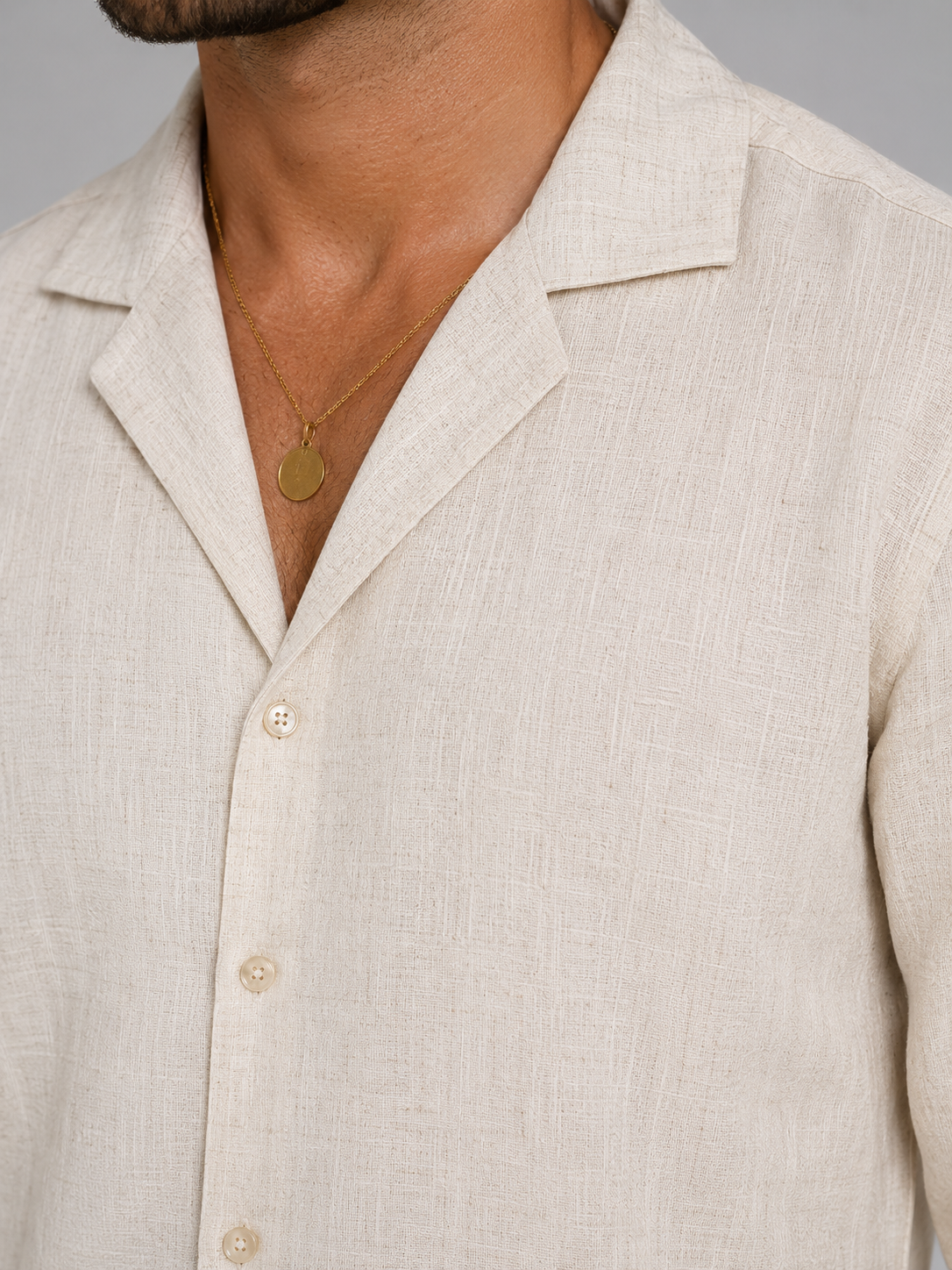 Tom | Ensemble Chemise & Pantalon Aspect Lin