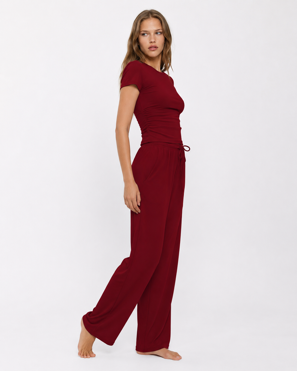 Dalia | Ensemble Détente T-Shirt et Pantalon Large