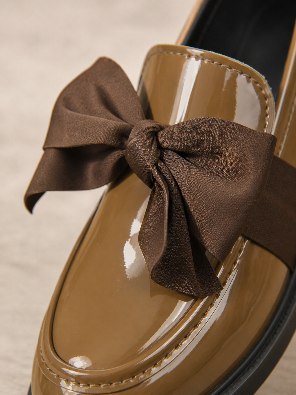 Diane | Mocassins Cuir Nœud Femme
