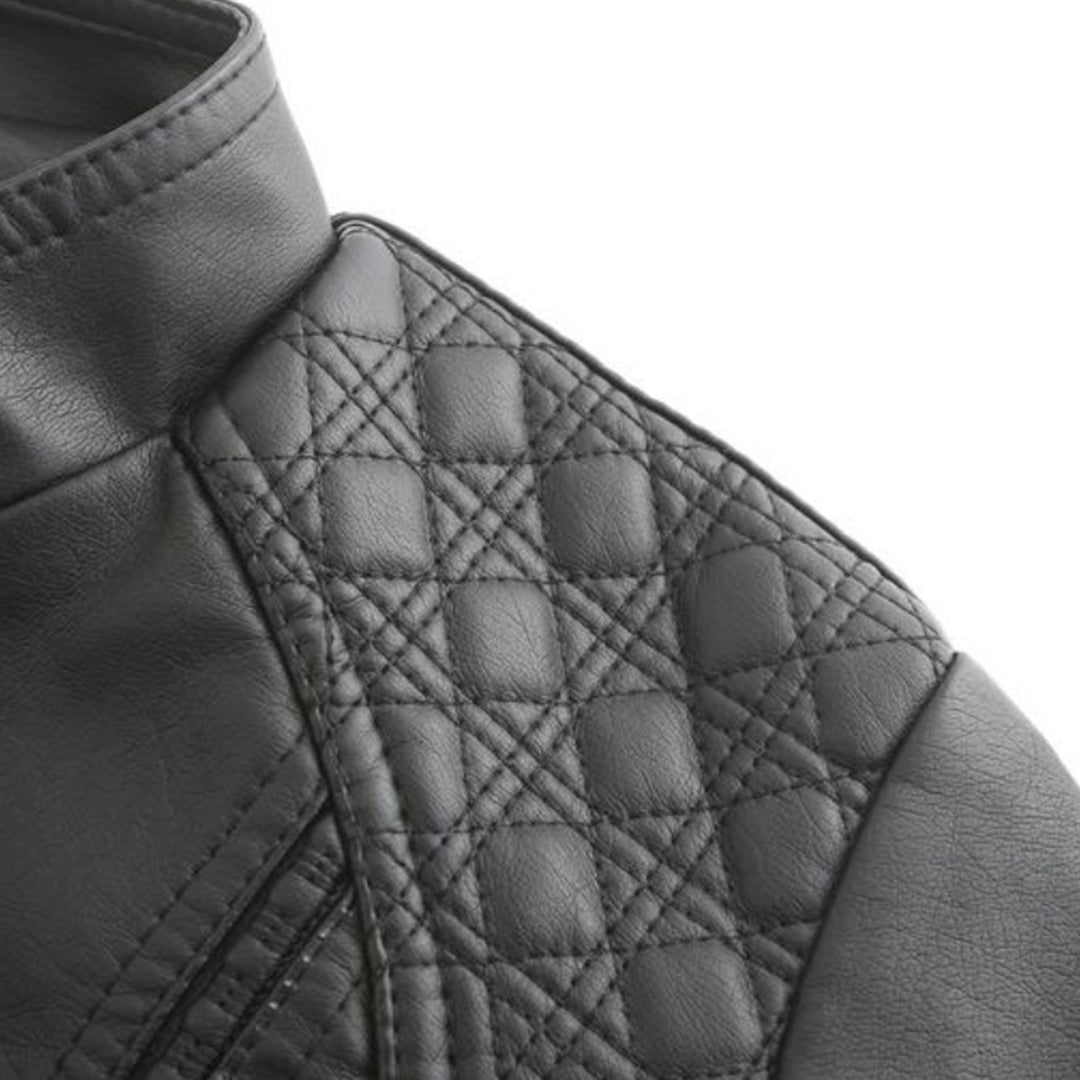 Jacinthe | Veste Courte Col Montant Matelassée