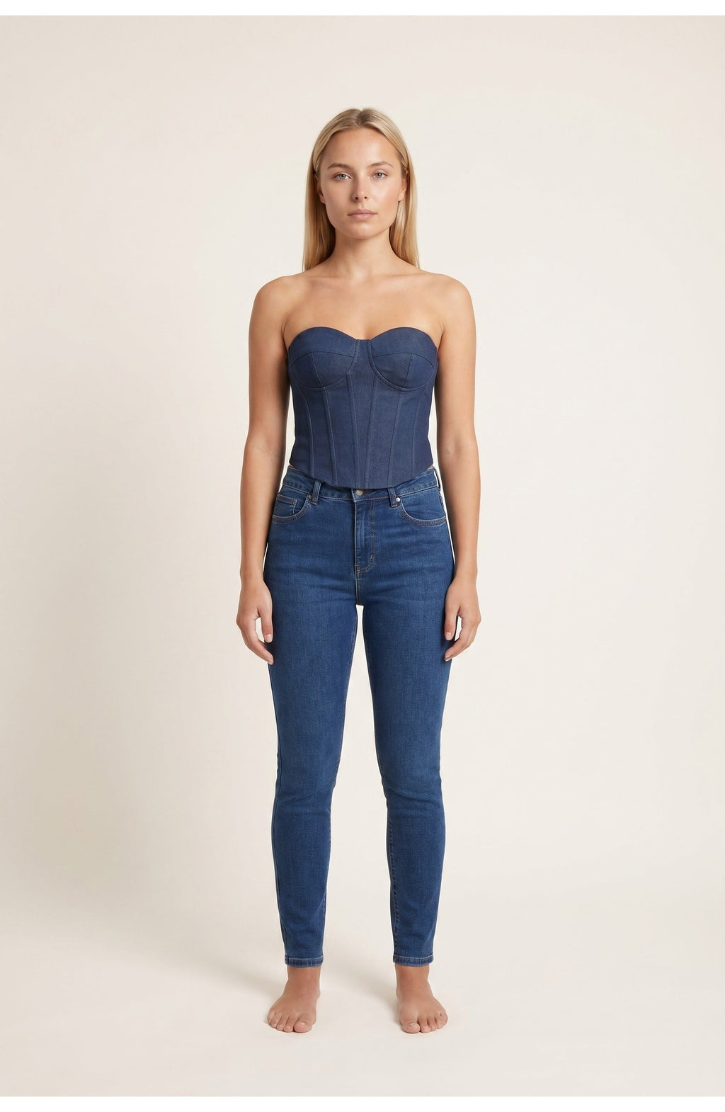 Laurine | Top Bustier Bandeau Femme