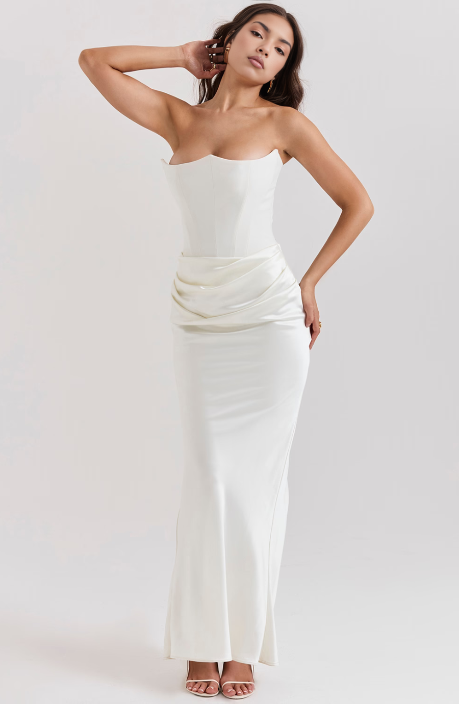 Nadège | Robe Maxi Bustier Sans Bretelles Femme