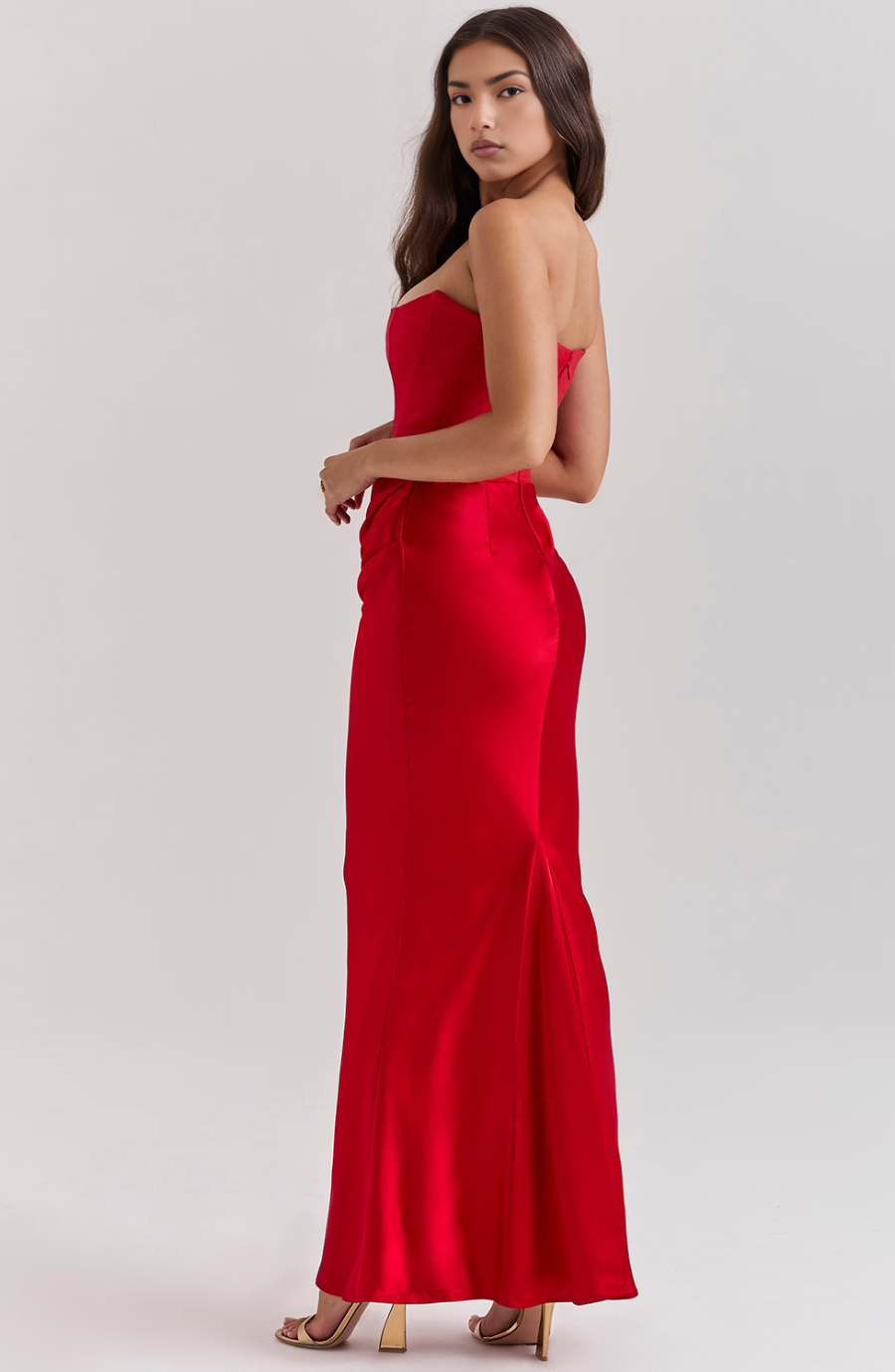Nadège | Robe Maxi Bustier Sans Bretelles Femme