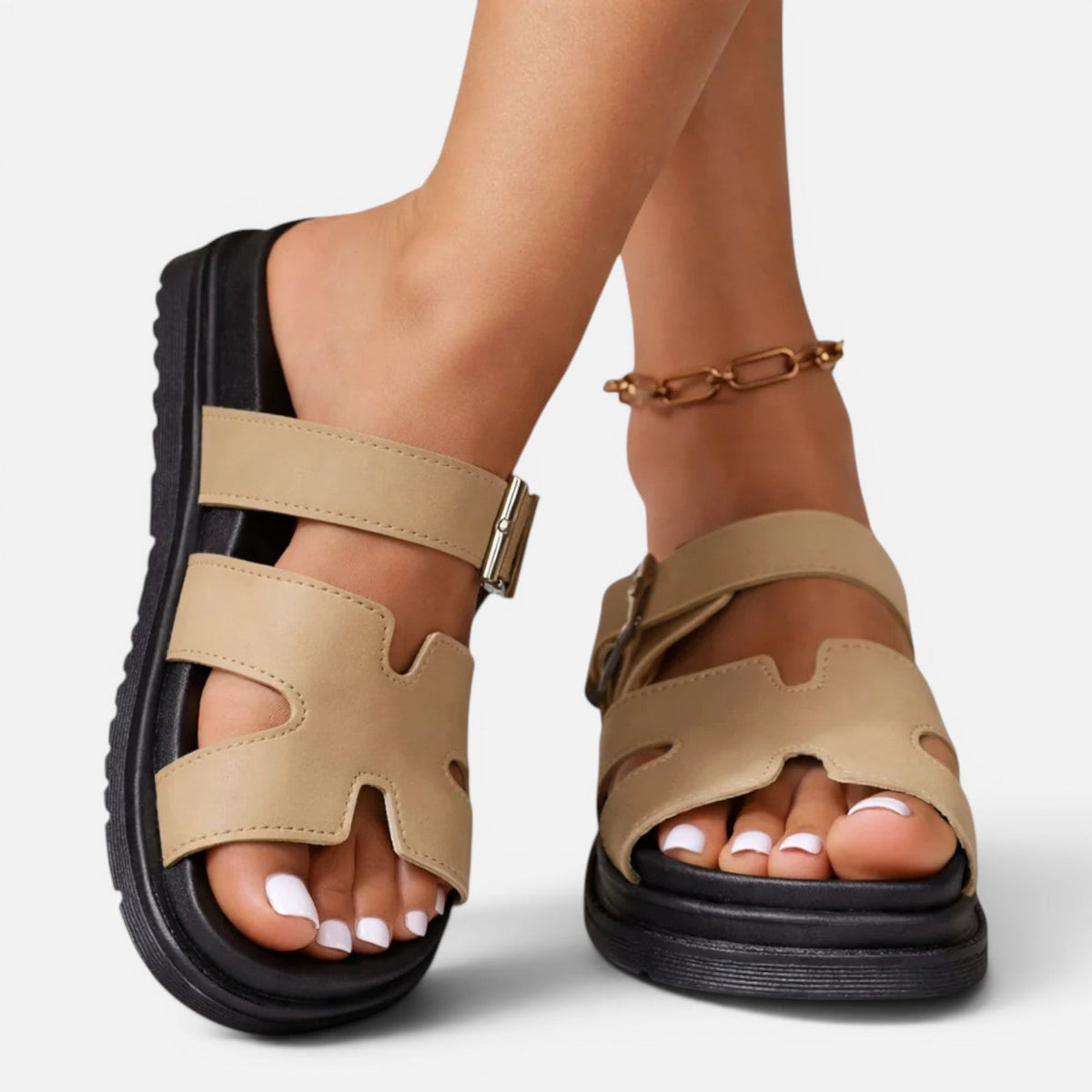 Mireille | Sandales Plateforme Confort Femme